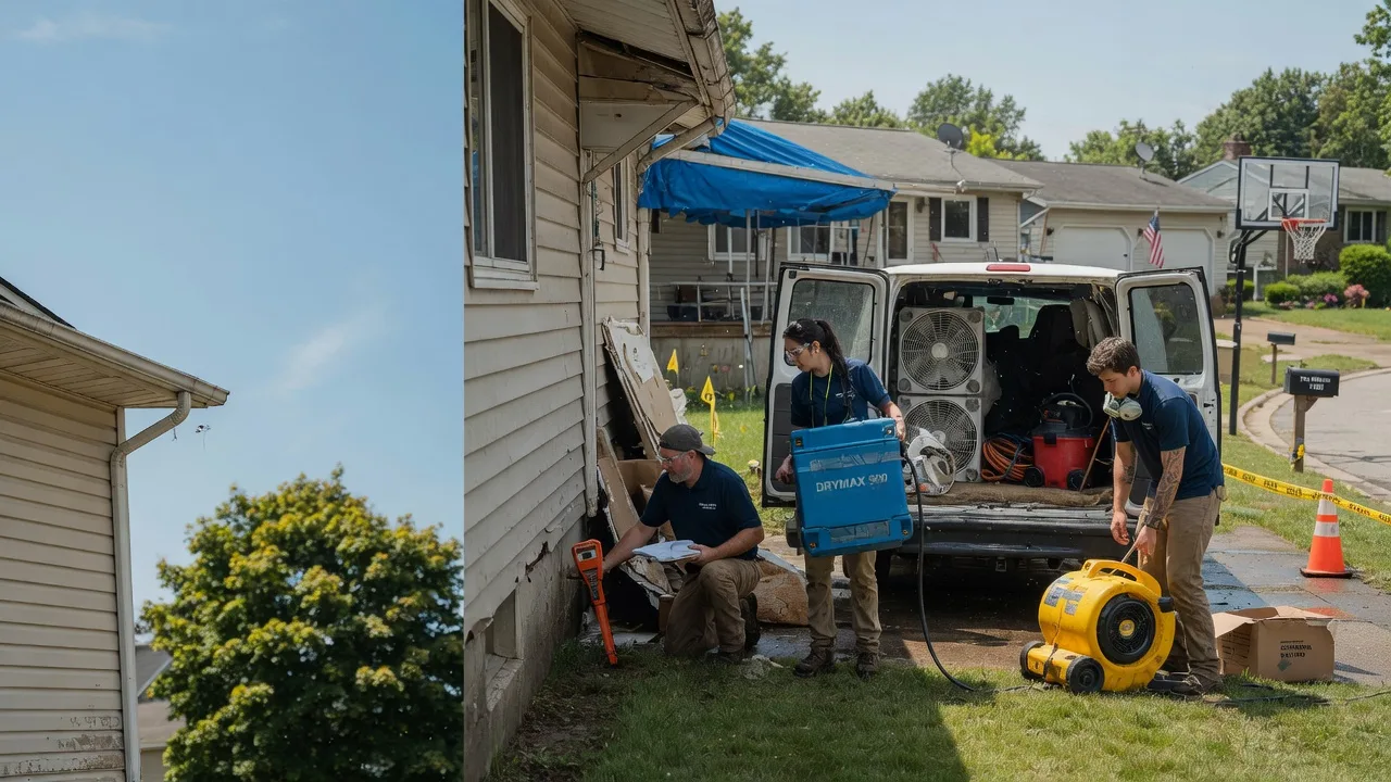 Ceiling Leak Cleanup in Watertown, WI near me
