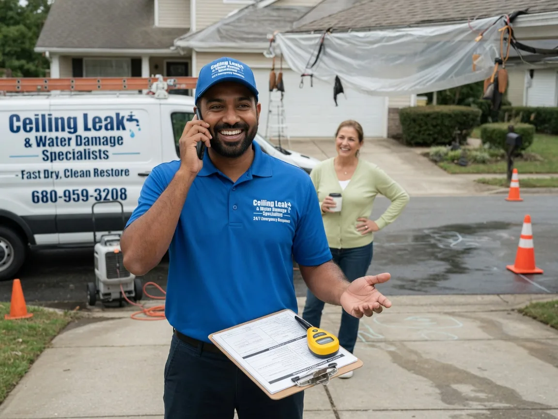 Ceiling Leak Cleanup Watertown, WI FAQs